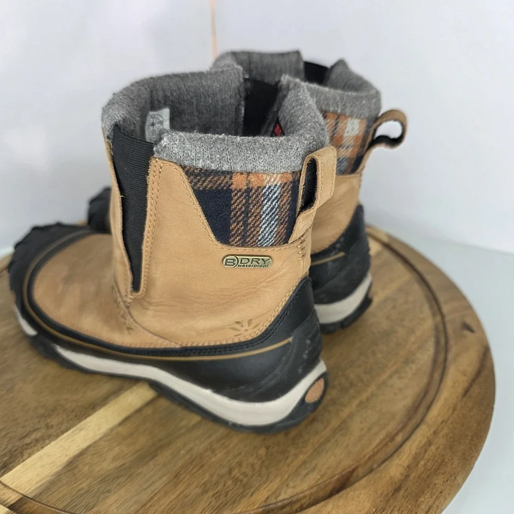 Sapphire 7in Pull-On Insulated Waterproof Women Sz‎ 7 Chipmunk Rain Winter Boot